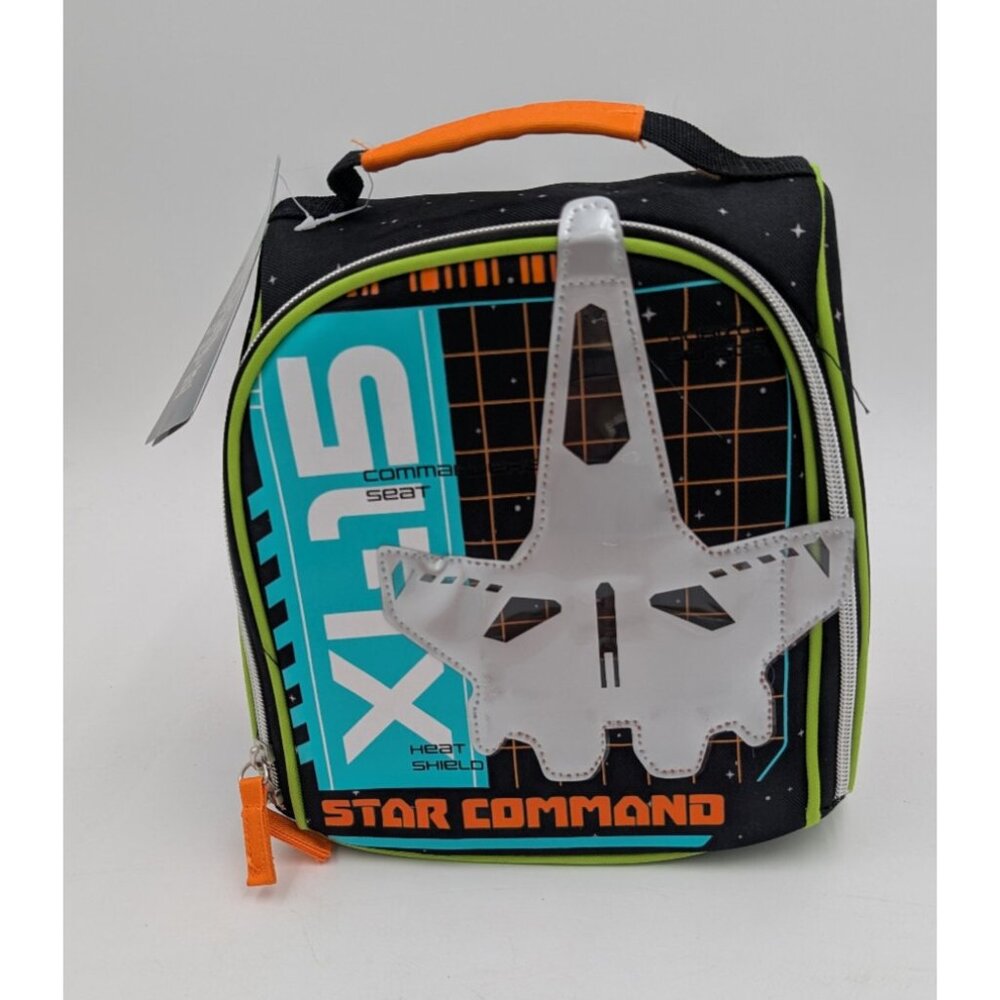 Disney Lunch Box Blue Black Star Command Children  Pixars Lightyear Buzz Bag